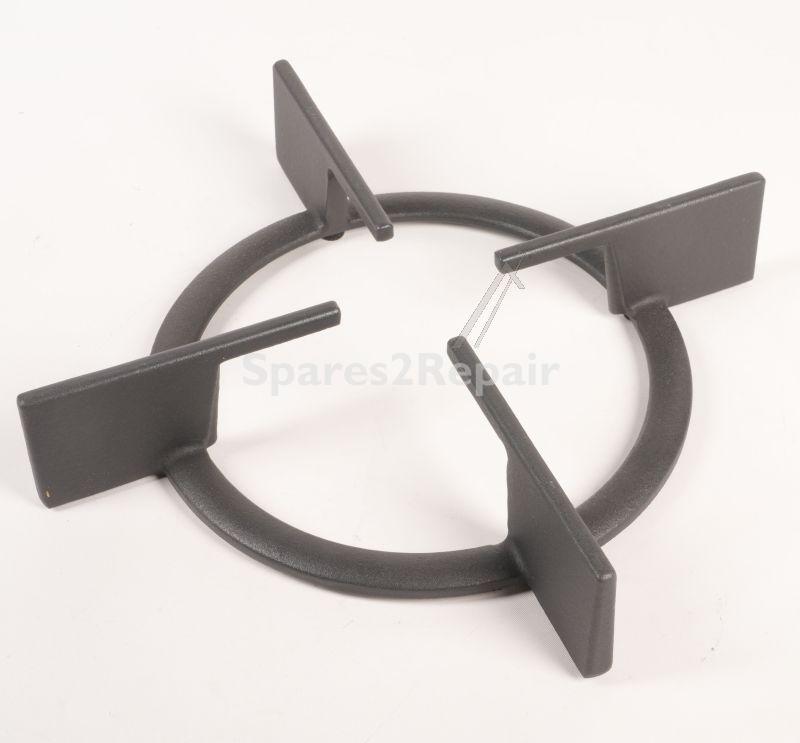 Cooker Pan Support - C00653947 488000653947 Sp Hob Cast Iron Grid+rubbers [Whirlpool Indesit]