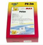 Filterclean Vacuum Cleaner Bags - Ph2m Fl0023-k Paper Dust Bags X 4 + 1 Hepa Filter Philips
