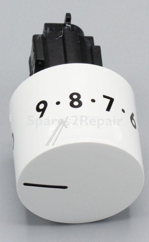 Button - 140057427043 Control Knob Functions White 10+0 [Electrolux Aeg]