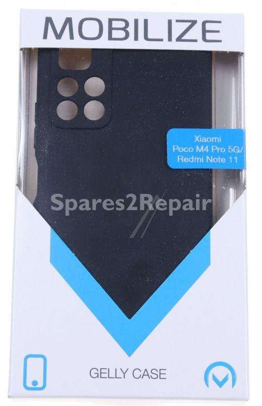 Mobilize Leather Bag Gsm - Suitable For Mobilize Rubber Gelly Case Xiaomi Poco M4 Pro 5g-redmi Note 11 Matt Black