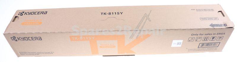 Kyocera Toner Cartridge - Tk8115 1t02p3anl0 Toner Cartridge Yellow 6k