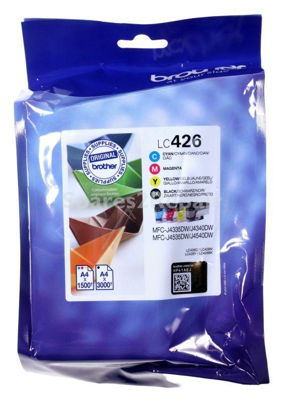Brother Cartridge - Lc426val Ink Cartridge Multipack Bk-c-m-y