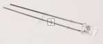 Vestel Led - 30070664 Led Red 3mm Water Clear 500mcd Rohs