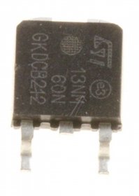 Stmicroelectronics Transistors - 13nm60n Std13nm60n N-channel Mosfet 650v 11a To-252 3-pin -rohs-