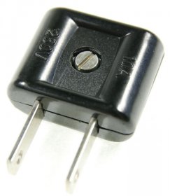 Bachmann Plug - Schutzkontaktmontagestecker , 2polig, Schwarz Usa