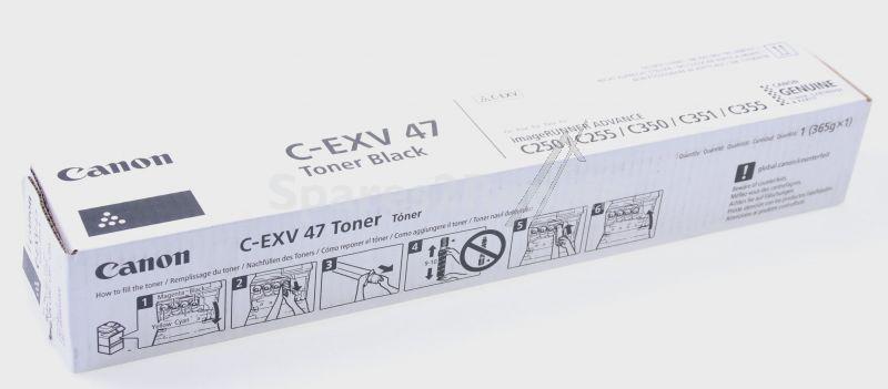 Canon Toner Cartridge - Suitable For Canon Toner Schwarz Cexv47 Ir-adv C250i-c350if 19k