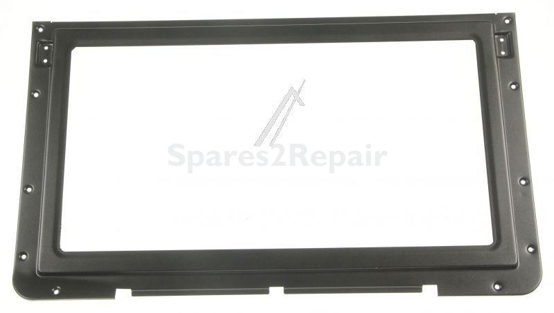 Oven inner Door Glass - Ss-188836 Frame+pane-behind [Groupe SEB]