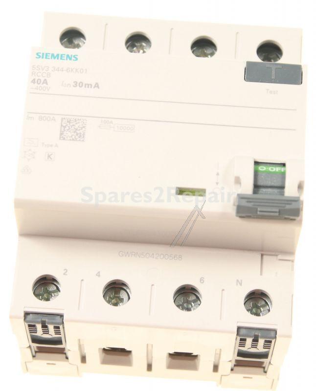 Fuse - 30104103 Fuse Safe Siemens Rccb 4x40a 30ma Type A [Vestel]
