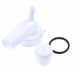 Asw Connection For Flexible Hose - Asw Schlauchanschlussset Ig 1 90gr, M Kondensatanschluss, Pp Weiss