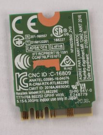 Ibm Lenovo Module - Electrical Unit - 01ax738 Fru Liteon Rtl8822be 2*2ac+bt4 x Pcie M 2 Module Fcc