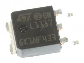 Stmicroelectronics Fixed Voltage Reg. Pos. - Ld1117 Ld1117dttr Voltage Regulator Ldo Adjustable +1 25v-15v Smd Dpak-3