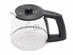 Coffee Pot - 12047147 Glass Jug With Lid Black-grey [Bosch Siemens]
