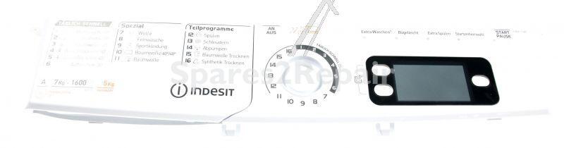 Front Housing - C00362218 482000092910 Control Panel+handle Ewde71680wde [Whirlpool Indesit]