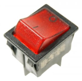 Interbar Rocker Switch - 3652-295 22 Bipolar Rocker Switch Double-pole W Bulb 16a-250v 22x30
