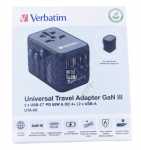 Verbatim Travelling Plug Set - Uta-05 Gan Reise-ladegerat 2 X Usb-c Pd 65w - 2 X Usb-a