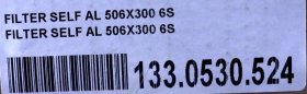 Metal Grease Trap - C00630758 488000630758 Filter Self Al 506x300 6s [Whirlpool Indesit]