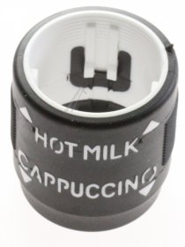 Ring - 5313214941 Ring Nut Frother Black(pom) Ecam [Delonghi]