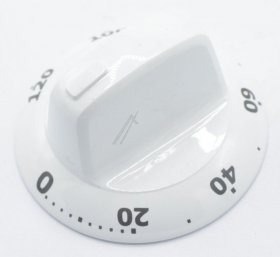 Timer Button - 5610950593 Knob white timer 120min [Electrolux Aeg]