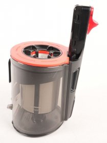 Dust Collector - 12049682 Dust Container Compl Incl Cartridge Filter + Lint Filter Grey-red [Bosch Siemens]