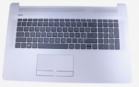 Hewlett Packard Notebook keyboards - L83727-041 Keyboard Incl Topcase De (german) Black-black