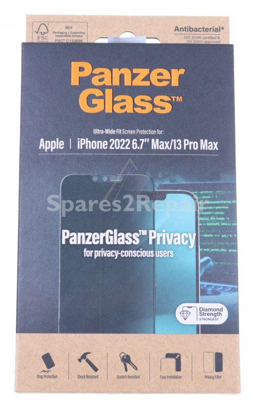 Panzerglass Display Protective Film - P2773 Panzerglass Privacy Screen Protector Apple Iphone 14 Plus | 13 Pro Max | Ultra-wide Fit