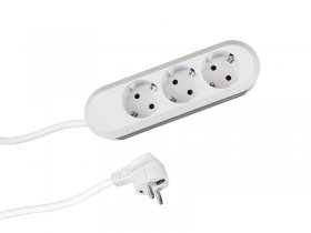 Bachmann Three-way Trailing Socket - 387 272 Smart 3-way Power Strip 5m White