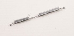 Samsung Button - Gh81-28372a Svc Jdm-key_side Key_silver_sm-x130