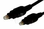 Compatible Optical Fibre Connectors - Optical Cable (Ø=2 2mm) Toslink-toslink 0 5mtr