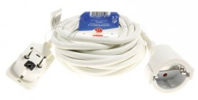Brennenstuhl Power Supply Cable - 1168980250 Quality Extension Lead + Flat Plug 5m