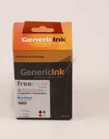 Freecolor Cartridge - Br985-ink4-frc K10350f7 Inkjet Multipack Color For Brother Lc-985