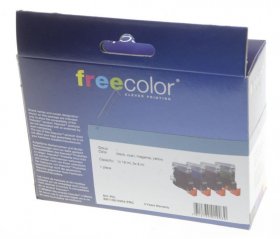 Freecolor Cartridge - Br1100-ink4-frc K10349f7 Inkjet Cartridges Multipack For Brother Lc-1100