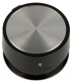 Control Knob - 9065385 Gas Knob Res 8803 Black+cover X [Amica]