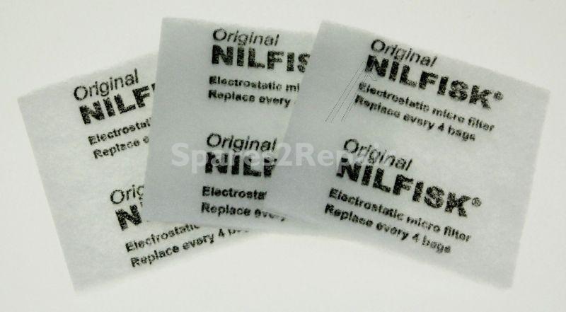 Nilfisk Vacuum Cleaner Filter - 147 0157 500 Pre Filter 3pcs