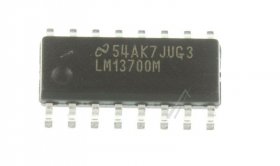 Texas Instruments Operational Amplifier Ic - Lm13700m Ic Operation Amplifier, Smd Soic-16