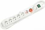 Brennenstuhl 8 Way Socket Outlet Switch - Eco-line Steckdosenleiste Mit Schalter 8-fach Weiß 3m