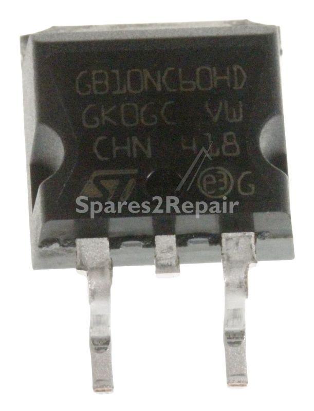 Stmicroelectronics Transistors - N-channel Igbt 600v 10a D2-pak - Gb10nc60hd