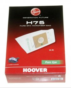 Vacuum Cleaner Bags - H75 35601663 Microfibre Bag Pure Epa (2 0l) [Candy Hoover]