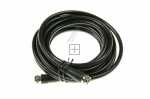 Com Sat Connecting Cable - F-anschlusskabel 3,5m Class A Gerade Schwarz