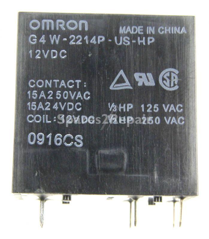 Omron Pcb Relay To 12v - 12vdc 15a-250vac Relais, 2 Schliesser