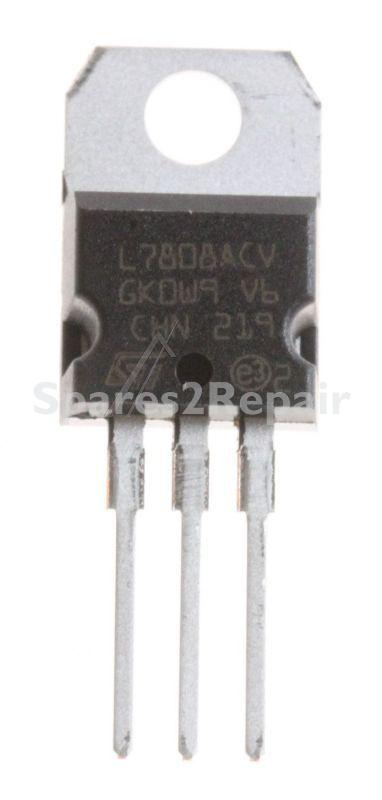 Stmicroelectronics Fixed Voltage Reg. Pos. - 7808 Voltage Regulator 1a +8.0v, 7808, To220-3