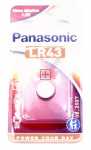 Panasonic 1.50v Button Cell Battery - Lr43 1,5v -micro Alkaline 1er Blister