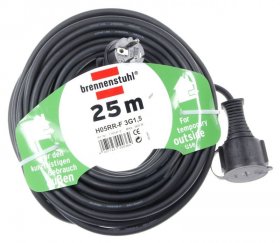 Brennenstuhl Power Supply Cable - 1161470 Extension Lead Ip44 25m H05rr-f 3g1 5