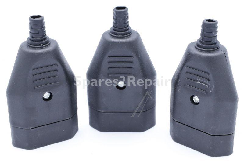 Bachmann Euro Coupler - Euro-socket, Black, 3 Pcs
