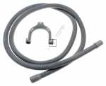 Compatible Outlet Pipe - 0325 2 5m Universal Drain Hose Straight Fit 19mm And 21mm
