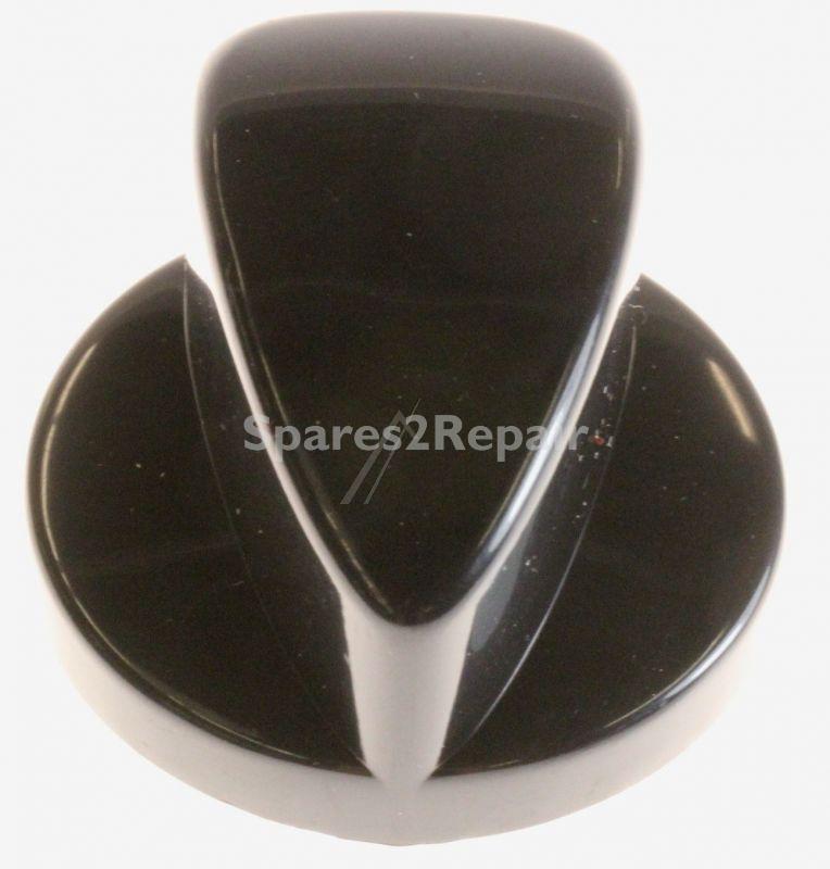 Button - C00114589 Silver Push Button Start-reset I [Whirlpool Indesit]