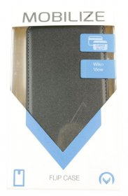 Mobilize Leather Bag Gsm - Mobilize Classic Gelly Flip Case Wiko View Black