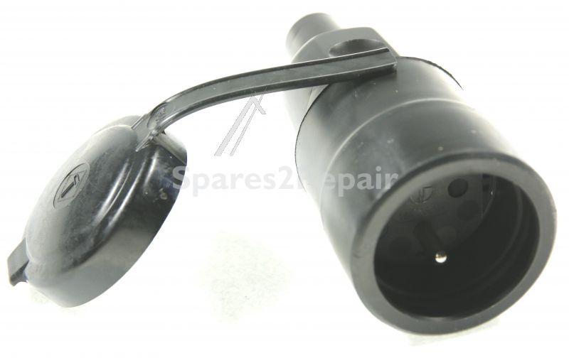Bachmann Coupler / Connector - -vollgummi-kupplung, Schwarz Mit Thermoplast-deckel