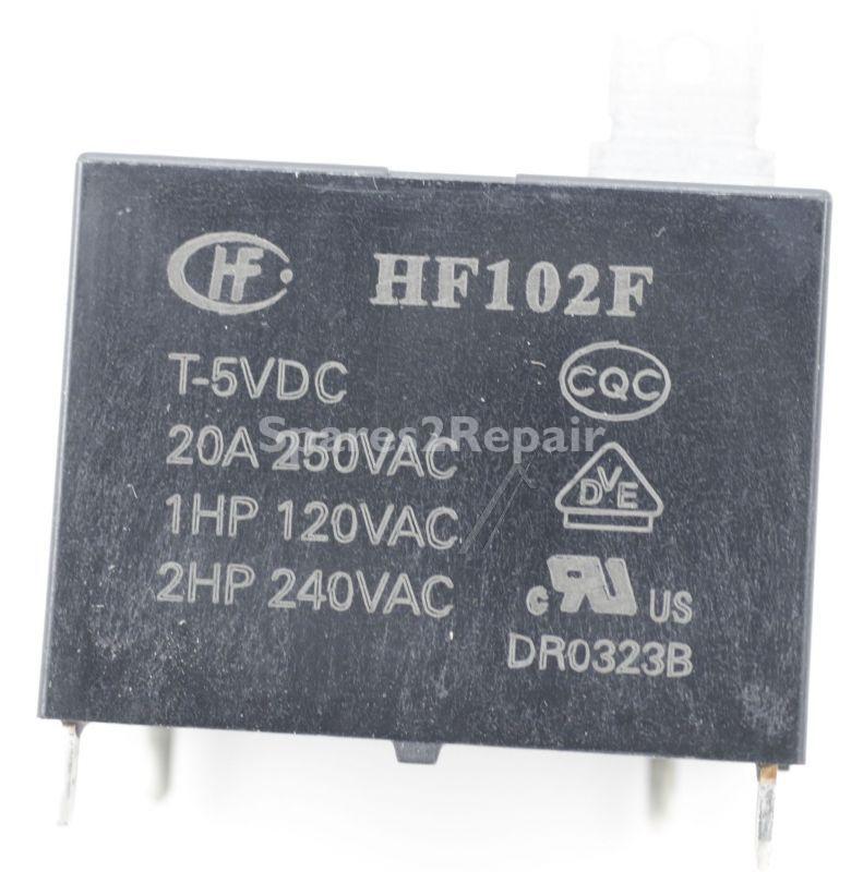 Hongfa Pcb Relay To 6v - 5vdc 20a-250vac Relais, 1 Schliesser