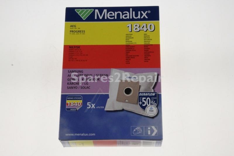 Vacuum Cleaner Bags - 1840-3 5 Bags+1mf To Cut [Electrolux Aeg]