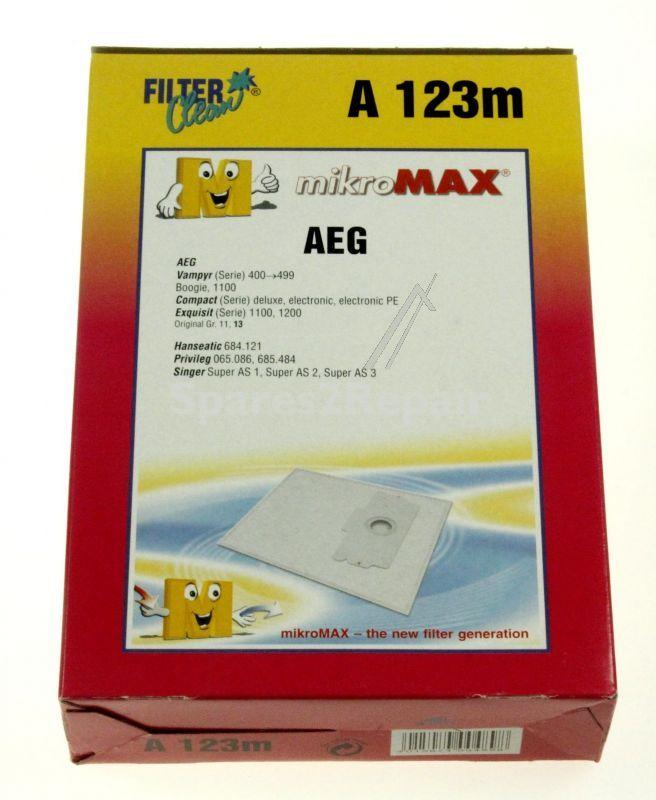 Filterclean Vacuum Cleaner Bags - H123m Fl0080-k Dust Bag X4